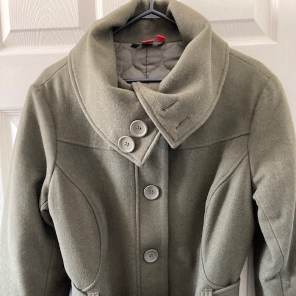 Esprit Olive Green Jacket with belt - Picture 2 of 12